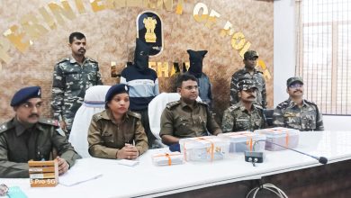 प्रेस वार्ता में एसडीपीओ